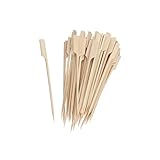 Fackelmann Fingerfood-Sticks 50er Set – Spieße aus Holz für kleine Snacks – 50 Party-Picker... vegetarische grillspieße-image-Vegetarische Grillspieße mit Halloumi