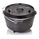 Petromax Feuertopf ft9 - Dutch Oven aus Gusseisen für Kochen und Backen - mit Deckel, Henkel und... beef stew-image-Beef Stew aus dem Dutch Oven