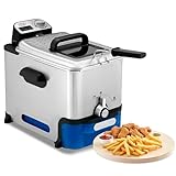 Tefal FR8040 Oleoclean Pro Inox & Design Fritteuse | 2300W | Kapazität 1,2 Kg | Herausnehmbarer... knusprige süßkartoffel-pommes-image-Süßkartoffel-Pommes (knusprig) selber machen im Ofen