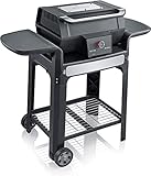 SEVERIN SEVO GTS Elektrogrill mit Deckel und Untergestell, elektrischer Standgrill, in 10 min bis... gyros-spieße-image-Gyros-Spieße mit Tzatziki und griechischem Krautsalat