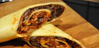 Pulled Pork Pfannkuchenwrap