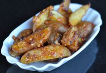 gebackene Kartoffeln mit Parmesan