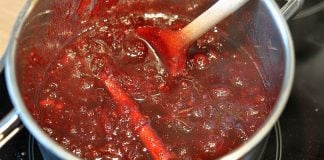 Cranberrysauce mit Glühwein