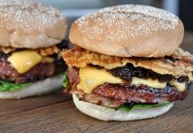 Triple Bacon Cheeseburger