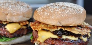Triple Bacon Cheeseburger