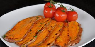 Gegrillte Süßkartoffeln