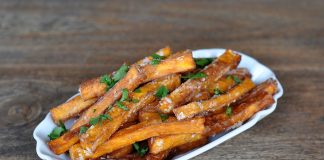 Knusprige Süßkartoffel-Pommes