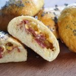 Pastrami Cheddar Pretzel Buns