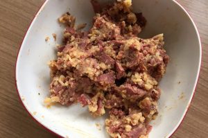 Gefüllte Pastrami Kartoffeln