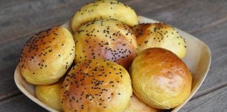 Süßkartoffel Burger Buns