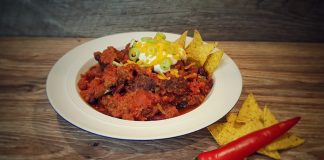 Over the top smoked chili