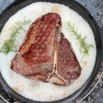 Steak im Salzbett garen