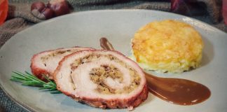 Rollbraten mit Maronenfüllung
