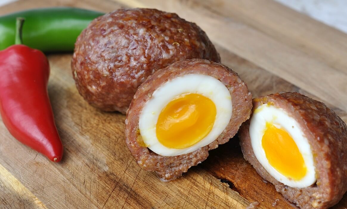 Scotch BBQ Eggs