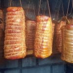Geräucherter Schweinelachs