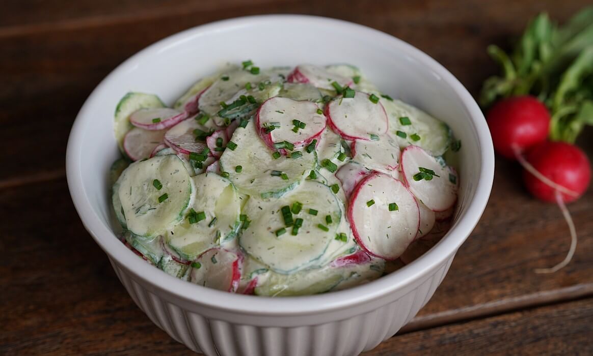 Gurken-Radieschensalat