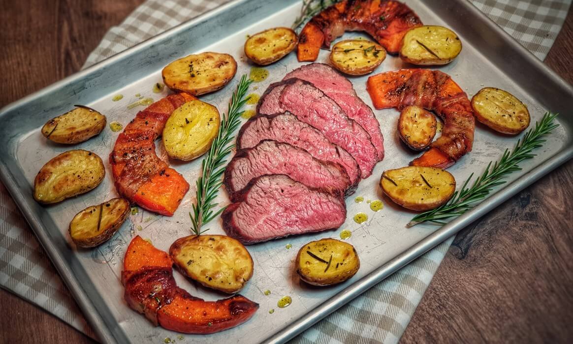 Tri-Tip mit Kürbis