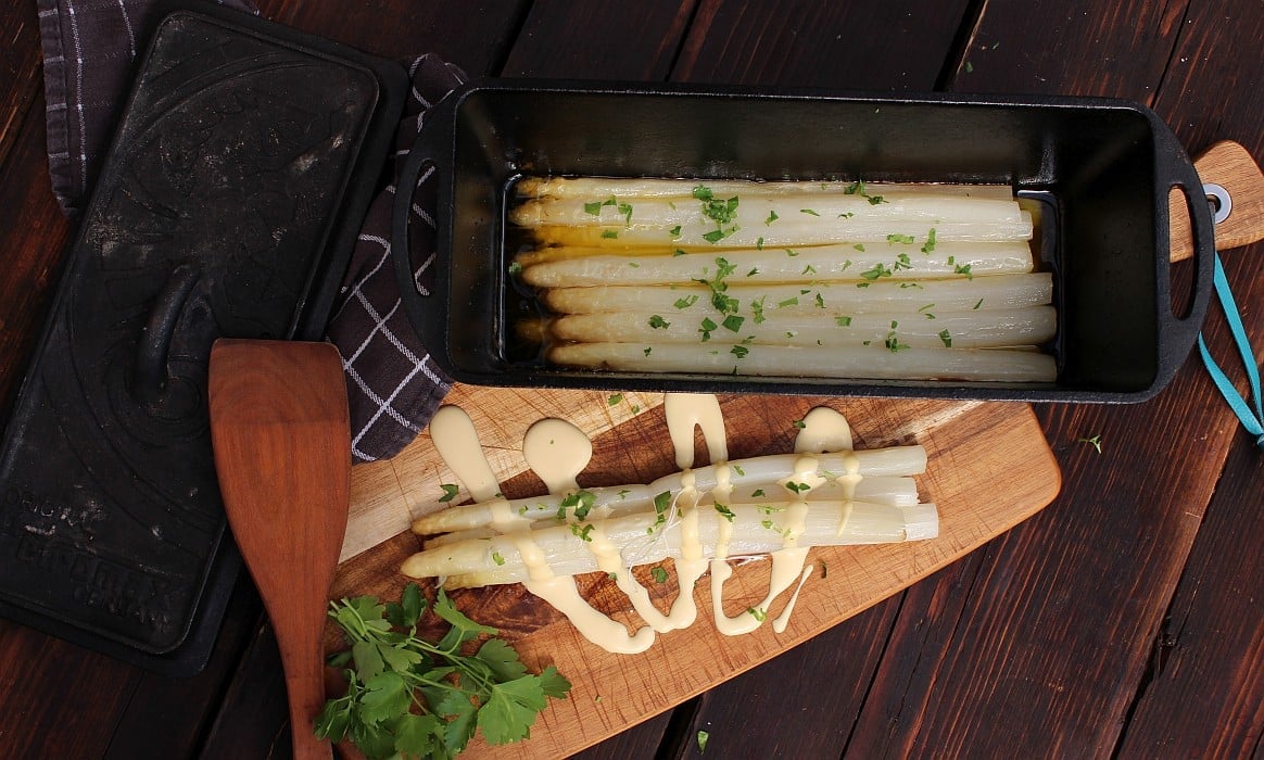 Weißen Spargel Grillen