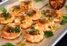 Seafood-Spieße