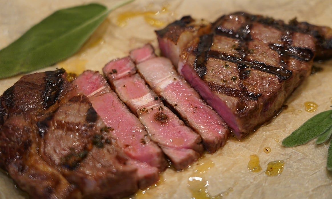 RibEye Steak mit Salbei-Butter