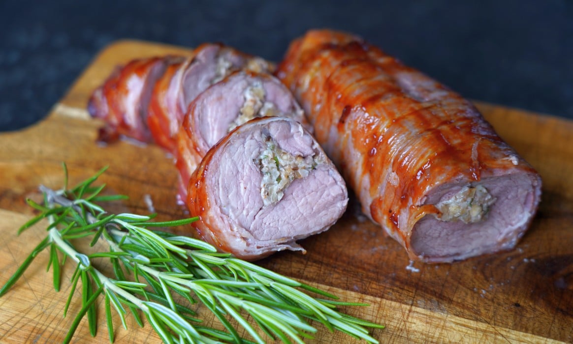 Gefülltes Iberico-Schweinefilet