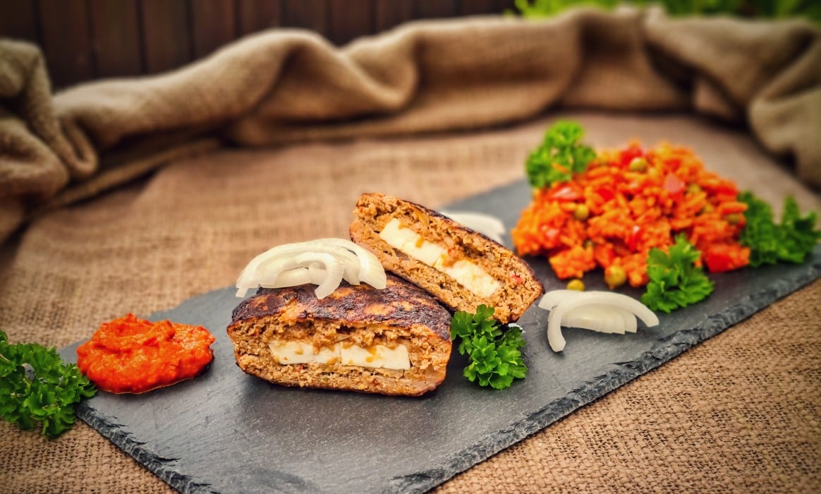 gefüllte Hacksteaks