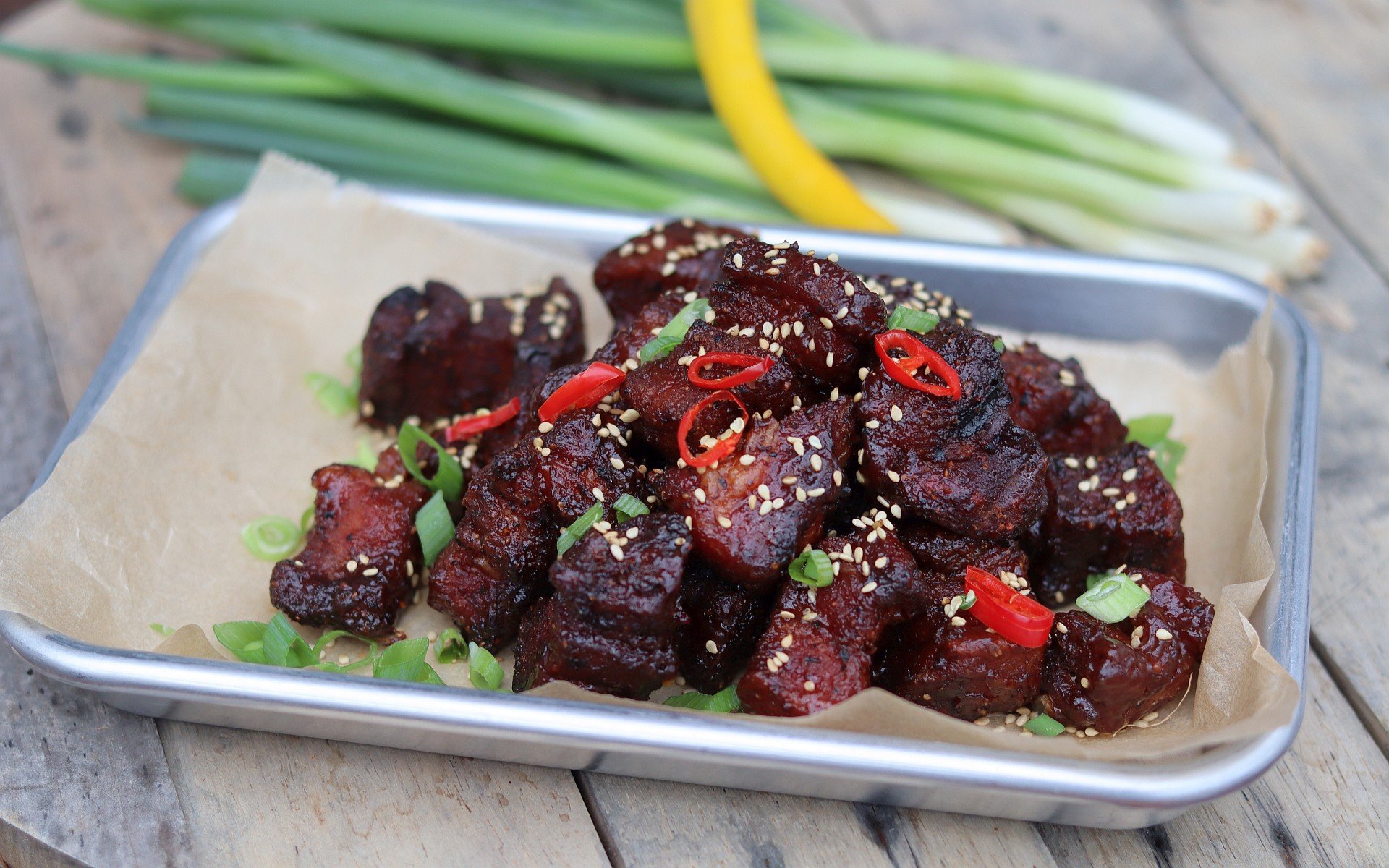 Pork Belly Burnt Ends Asia Style