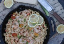 Pasta mit Garnelen
