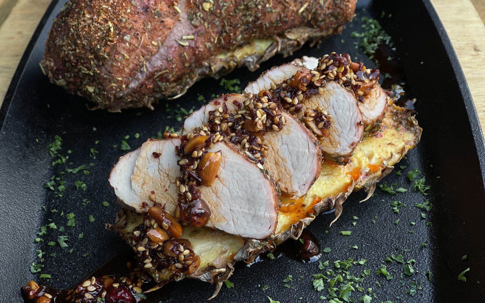 Geplanktes Schweinefilet