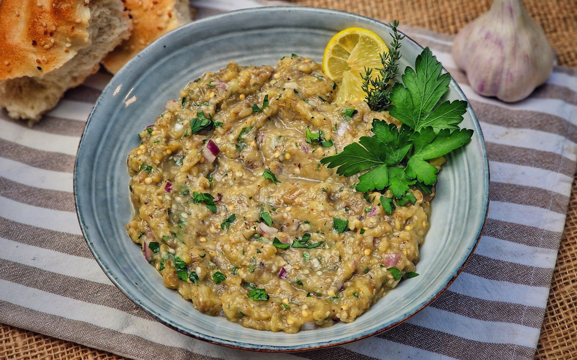 griechischer Auberginendip