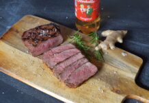 Almdudler-Steak