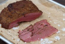 Wildschwein-Pastrami aus der Keule