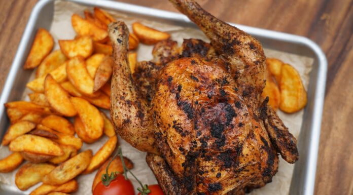 Hähnchen aus der Heißluftfritteuse