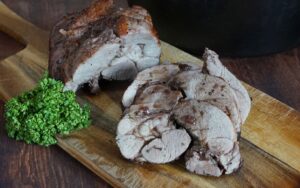 geschmorte Lammkeule