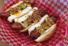 Hot Dogs aus der Heißluftfritteuse
