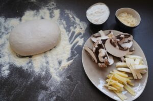 Pizza Ricotta Champignon 01
