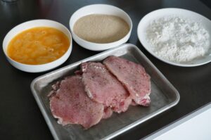 Schnitzel in der Heissluftfritteuse 01