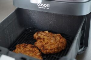 Schnitzel in der Heissluftfritteuse 05