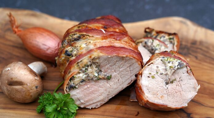 Gefülltes Schweinefilet aus dem Air Fryer