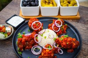 Suzuki griechische Hacksteaks 06