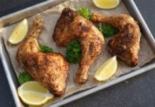 Hähnchenschenkel im Air Fryer