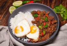 Gebratenes Thai-Hackfleisch