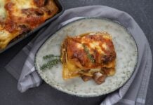 Lasagne mit Gulasch