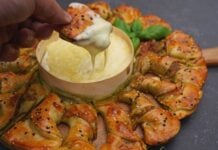 Pizzasonne mit Ofenkäse