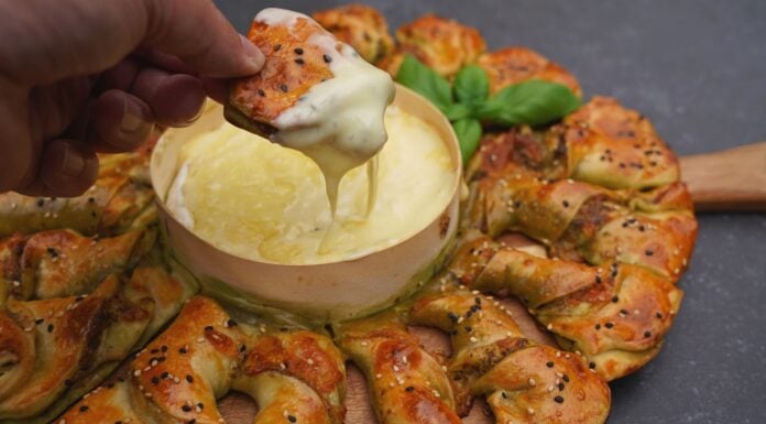Pizzasonne mit Ofenkäse