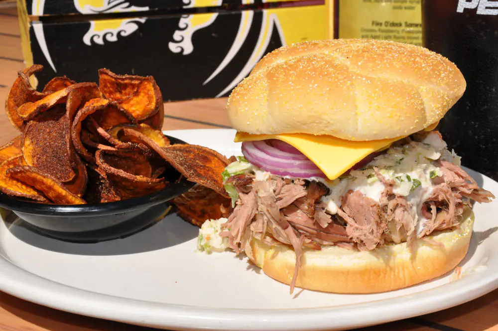 Pulled Pork Sandwich @Slow & Low BBQ Cocoa Beach