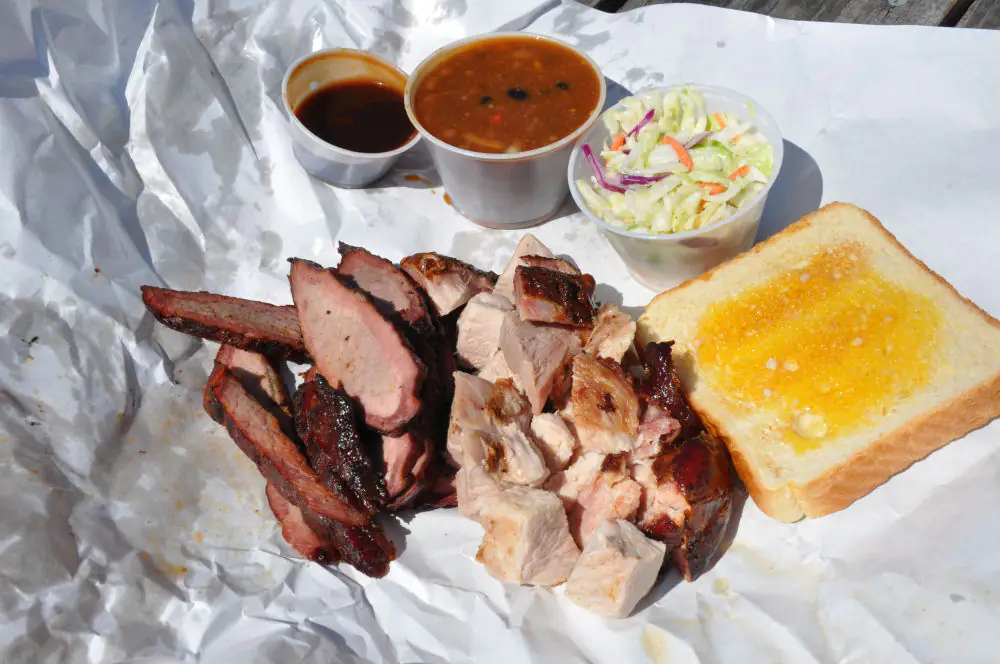 Beef Brisket & sliced Pork @Smokin' D's BBQ St.Augustine