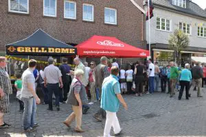 Es war viel los am Stand der BBQ Wiesel Niederrhein