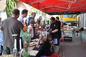 Es war viel los am Stand der BBQ Wiesel Niederrhein