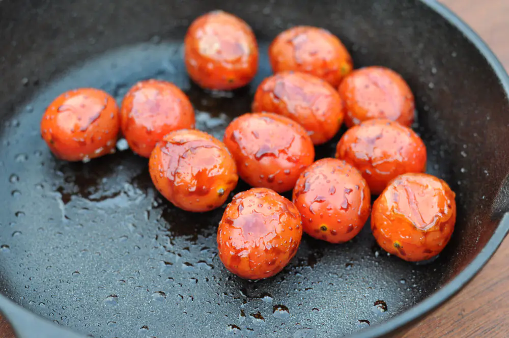 Karamellisierte Kirschtomaten Karamellisierte Kirschtomaten